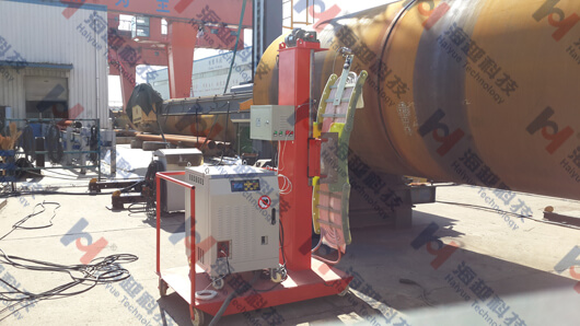 海洋工程 焊接速度400mm每分鐘旋轉直徑2000mm工件環縫預熱
