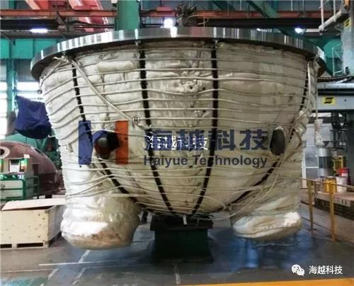 蒸發器水室封頭的第一代電磁感應加熱系統