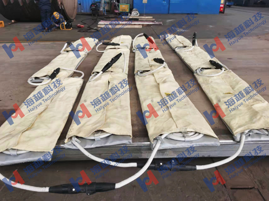 平板對接加熱帶感應預熱