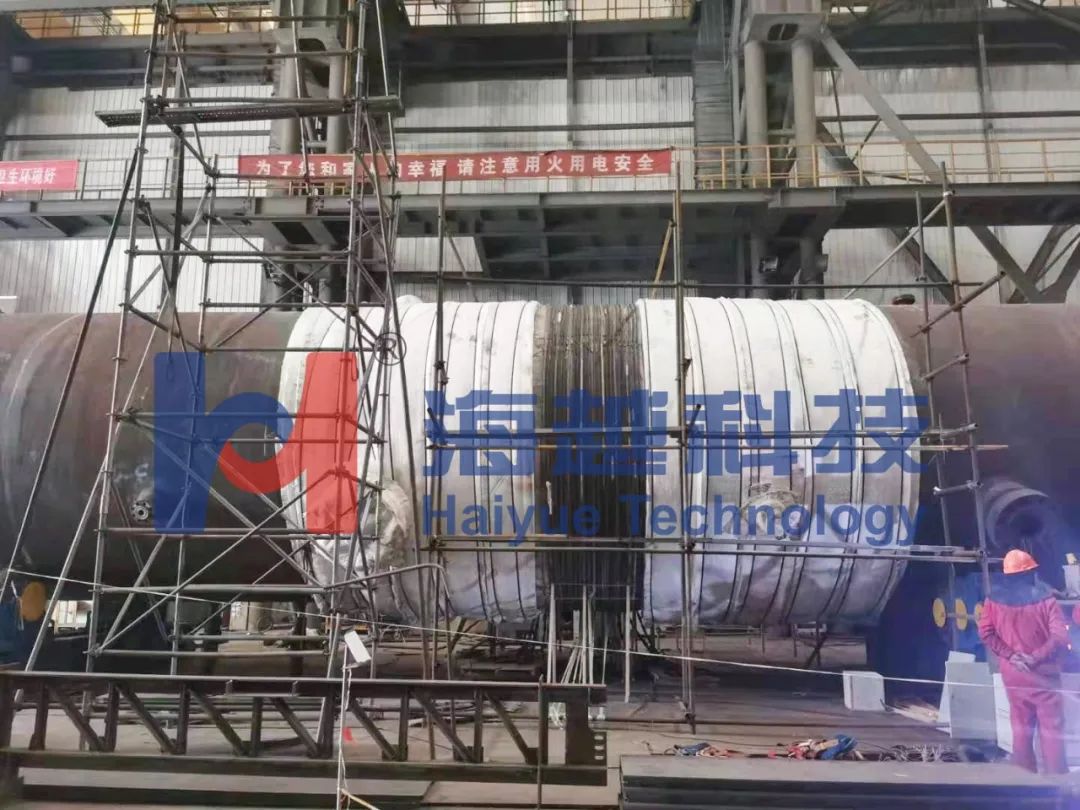 直徑3800mm，壁厚190+7.5mm，熱處理溫度705±14℃