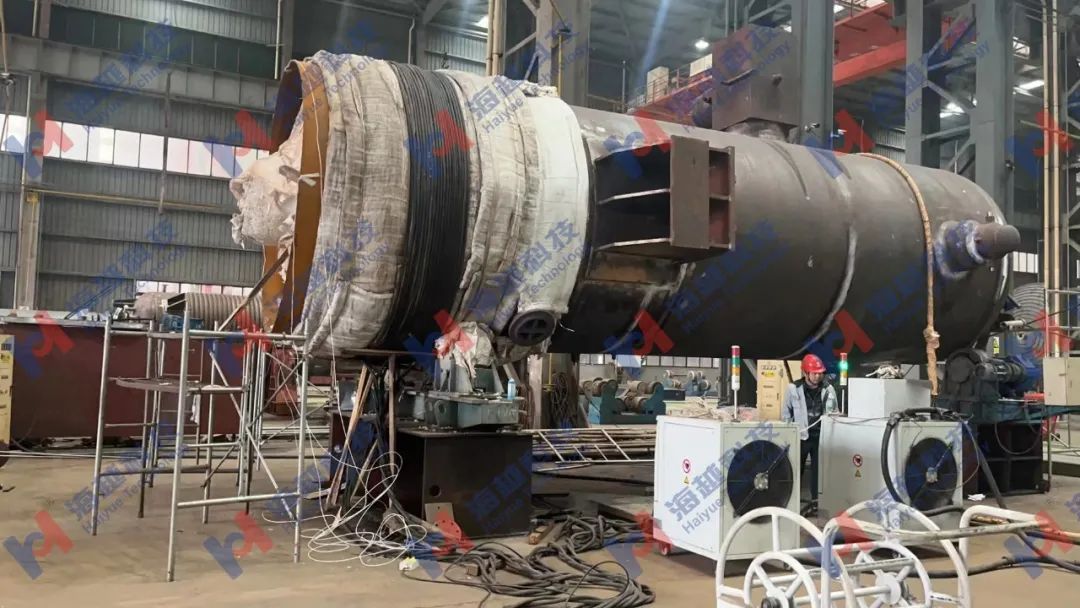 直徑2750mm，壁厚110mm，熱處理溫度760±10℃