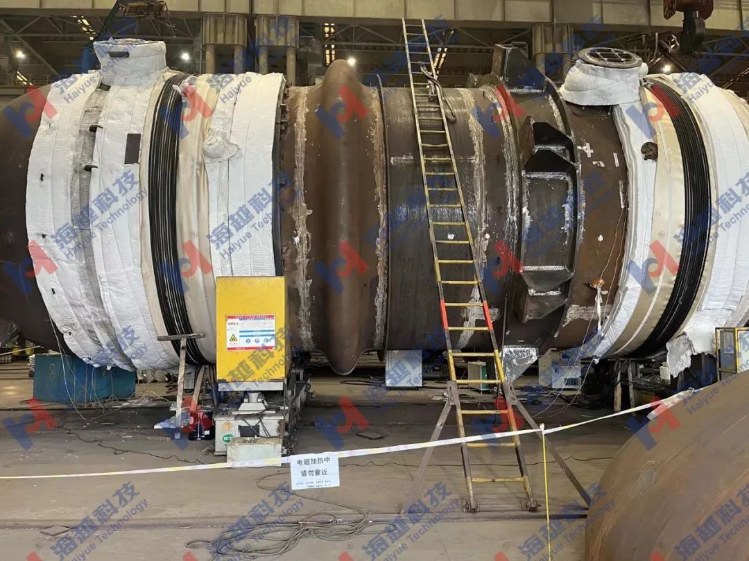 直徑4780mm，壁厚140mm，熱處理溫度680±10℃